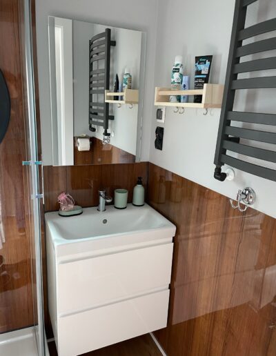 Badezimmer Detailansicht Hausboot